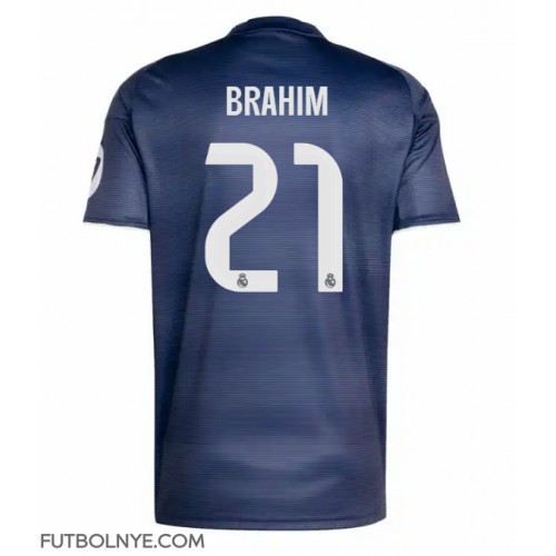 Camiseta Real Madrid Brahim Diaz #21 Visitante Equipación 2025-26 manga corta